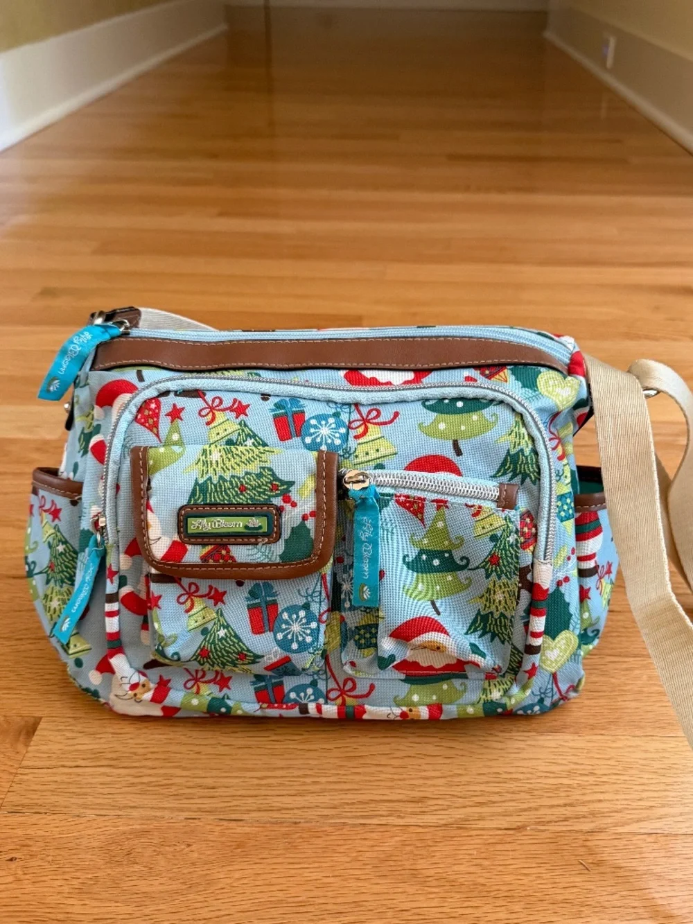 Lily Bloom Christmas Holiday Crossbody Bag
